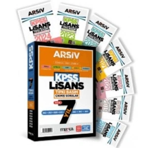 KPSS Lisans Son 7 Yıl Arşiv Serisi Tıpkı Basım Fasikül Fasikül Çıkmış Sorular