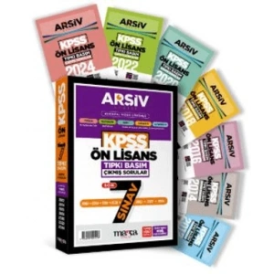 KPSS Önlisans Son 7 Yıl Arşiv Serisi Tıpkı Basım Fasikül Fasikül Çıkmış Sorular