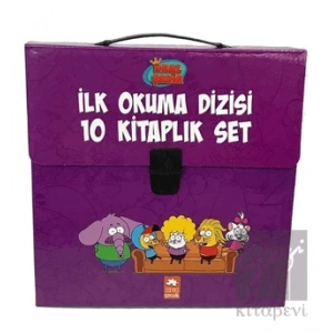 Kral Şakir İlk Okuma Kitapları Çantalı Set (10 Kitap Takım) - Mor