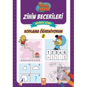Kral Şakir Zihin Becerileri Aktivite Kitabı - Kodlama Öğreniyorum 2