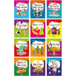 Küçük Kaşifin Boyama Kitabı Seti(12 Kitap)