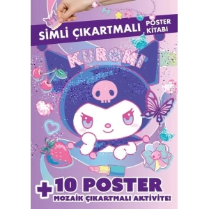 Kuromi Simli Çıkartmalı Poster Kitabı