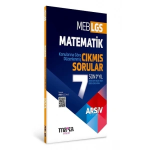 LGS MATEMATİK Konularına Göre Düzenlenmiş Son 7 Yıl ÇIKMIŞ SORULAR