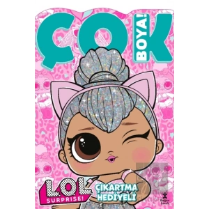 Lol Surprise - Çok Boya! Çıkartmalı Dev Boyama Kitabı