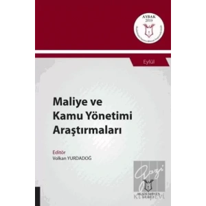 Maliye ve Kamu Yönetimi Araştırmaları (AYBAK 2019 Eylül)