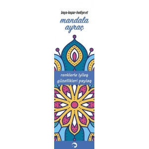 Mandala Ayraç Mavi