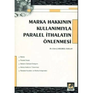 Marka Hakkının Kullanımıyla Paralel İthalatın Önlenmesi
