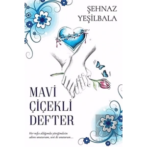 Mavi Çiçekli Defter