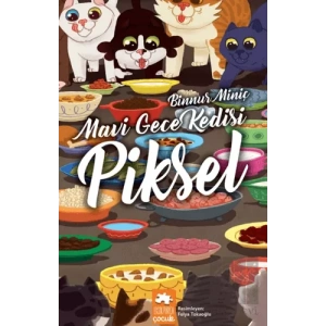 Mavi Gece Kedisi Piksel (Yeni Baskı)