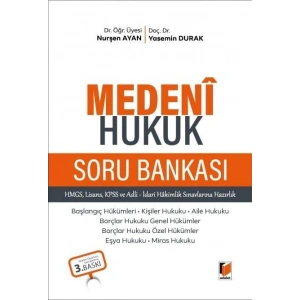 Medeni Hukuk Soru Bankası