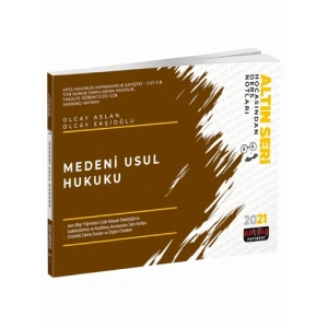 Medeni Usul Hukuku Olcay Aslan Hocasından Ders Notları 2021