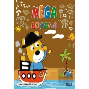 Mega Boyama-Kahverengi Kitap
