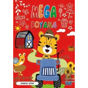 Mega Boyama-Kırmızı Kitap