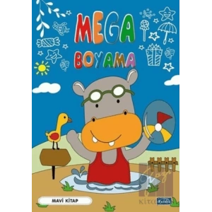 Mega Boyama-Mavi Kitap