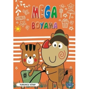 Mega Boyama-Turuncu Kitap