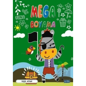 Mega Boyama-Yeşil Kitap