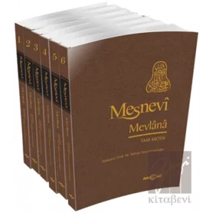 Mesnevi Tam Metin - Küçük (6 Cilt Takım)