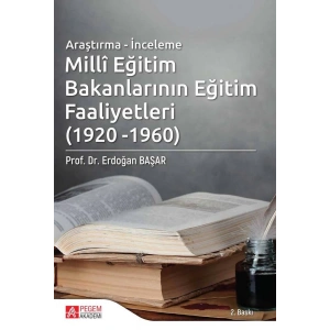 Millî Eğitim Bakanlarının Eğitim Faaliyetleri