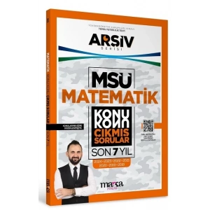 MSÜ MATEMATİK Konu Konu ÇIKMIŞ SORULAR Son 7 Yıl