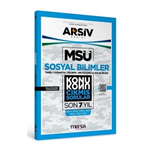 MSÜ SOSYAL BİLİMLER Konu Konu ÇIKMIŞ SORULAR Son 7 Yıl
