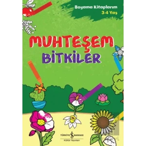 Muhteşem Bitkiler - Boyama Kitaplarım 3 - 4 Yaş