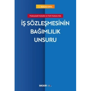 Mukayeseli Hukukta ve Türk Hukuku'ndaİş Sözleşmesinin Bağımlılık Unsuru