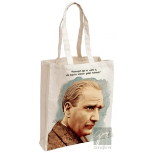 Mustafa Kemal Atatürk 3 Bez Çanta