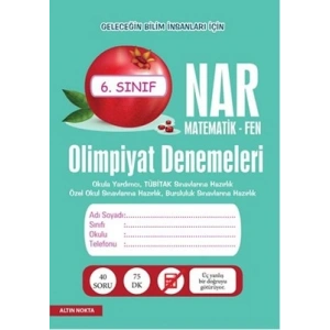 Nar Olimpiyat Denemeleri 6. Sınıf Matematik - Fen