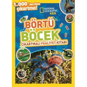 National Geographic Kids Börtü Böcek Çıkartmalı Faaliyet Kitabı