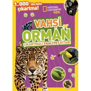 National Geographic Kids Vahşi Orman Çıkartmalı Faaliyet Kitabı
