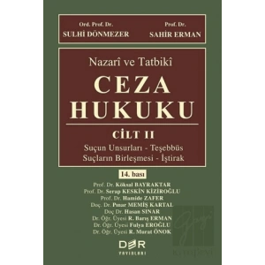 Nazari ve Tatbiki Ceza Hukuku Cilt 2