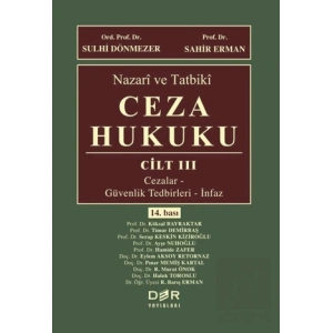 Nazari ve Tatbiki Ceza Hukuku Cilt: 3