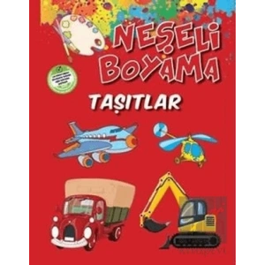 Neşeli Boyama - Taşıtlar (Suluboya Hediyeli)