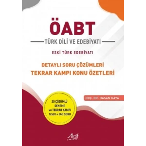 ÖABT Türk Dili ve Edebiyatı - Eski Türk Edebiyatı