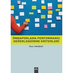 Önraporlama Performansı Değerlendirme Kriterleri