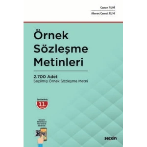 Örnek Sözleşme Metinleri