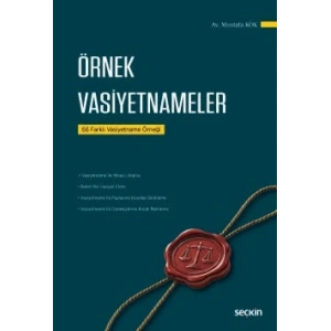 Örnek Vasiyetnameler