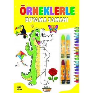 Örneklerle Boyama Zamanı - Sarı Kitap