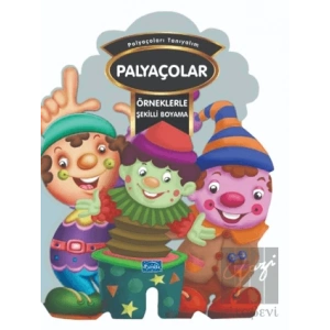 Örneklerle Şekilli Boyama - Palyaçolar