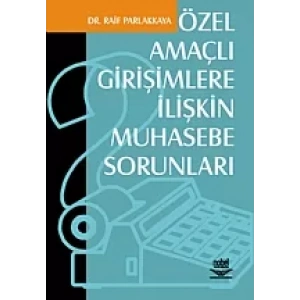 Özel Amaçlı Girişimlere İlişkin Muhasebe Sorunları
