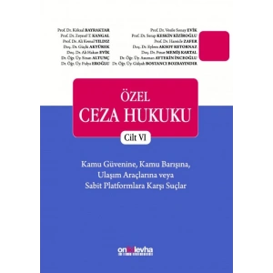 Özel Ceza Hukuku – Cilt VI