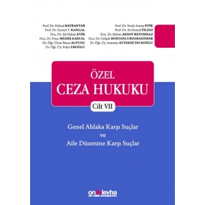Özel Ceza Hukuku - Cilt VII