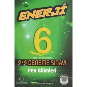 Palme 6. Sınıf Enerji Fen Bilimleri 6+6 Deneme Sınavı