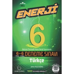 Palme 6. Sınıf Enerji Türkçe 6+6 Deneme Sınavı