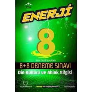 Palme 8. Sınıf Din Kültürü ve Ahlak Bilgisi Enerji 8+8 Deneme Sınavı