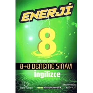 Palme 8. Sınıf Enerji Fen Bilimleri 8+8 Deneme Sınavı