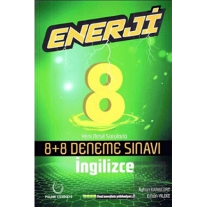 Palme 8. Sınıf İngilizce Enerji 8+8 Deneme Sınavı