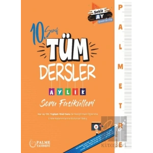 Palmetre 10. Sınıf  Tüm Dersler Aylık Çalışma Fasikülleri