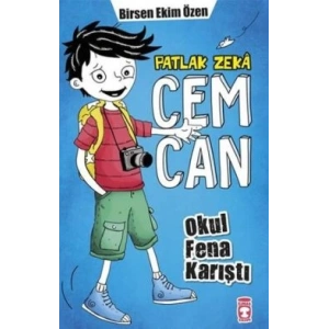 Patlak Zeka Cemcan - Okul Fena Karıştı (Fleksi Cilt)