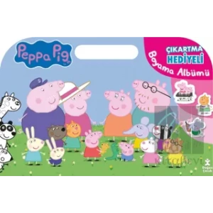 Peppa Pig Çıkartma Hediyeli Boyama Albümü